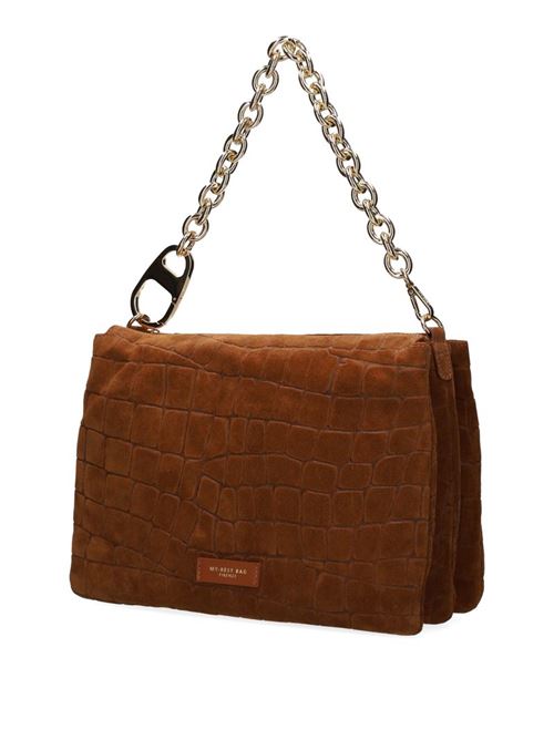reflex croco suede MY BEST BAG FIRENZE | F2-MYB-3028L-S02COGNAC